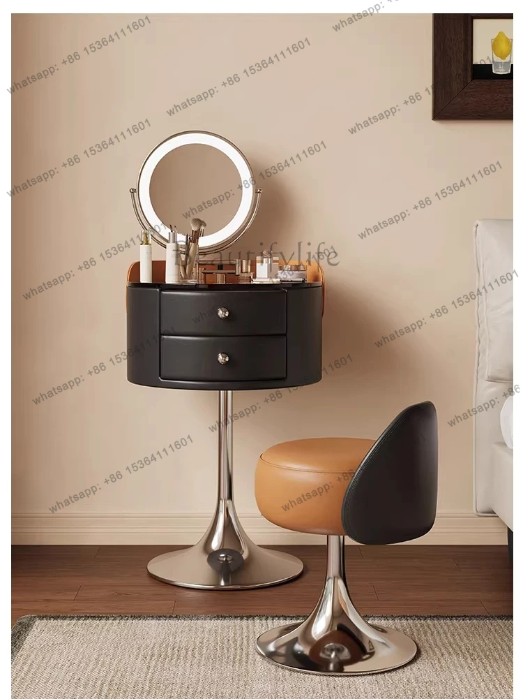 Dresser small light luxury simple modern medieval style bedside mini storage makeup table
Dresser small light luxury simple modern medieval style bedside mini storage makeup table