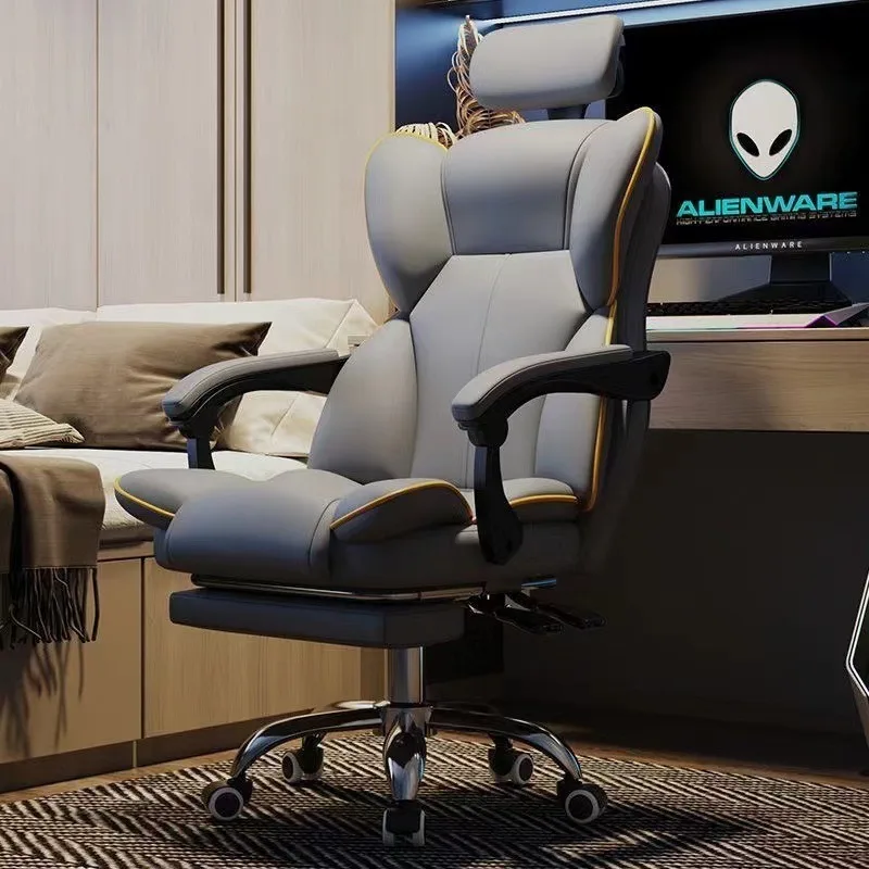 Computer Chair Reclining Comfortable Sedentary Gaming Chair Backrest Sofa Chair Desk Dormitory Swivel Chair Furniture White
Computer Chair Reclining Comfortable Sedentary Gaming Chair Backrest Sofa Chair Desk Dormitory Swivel Chair Furniture White