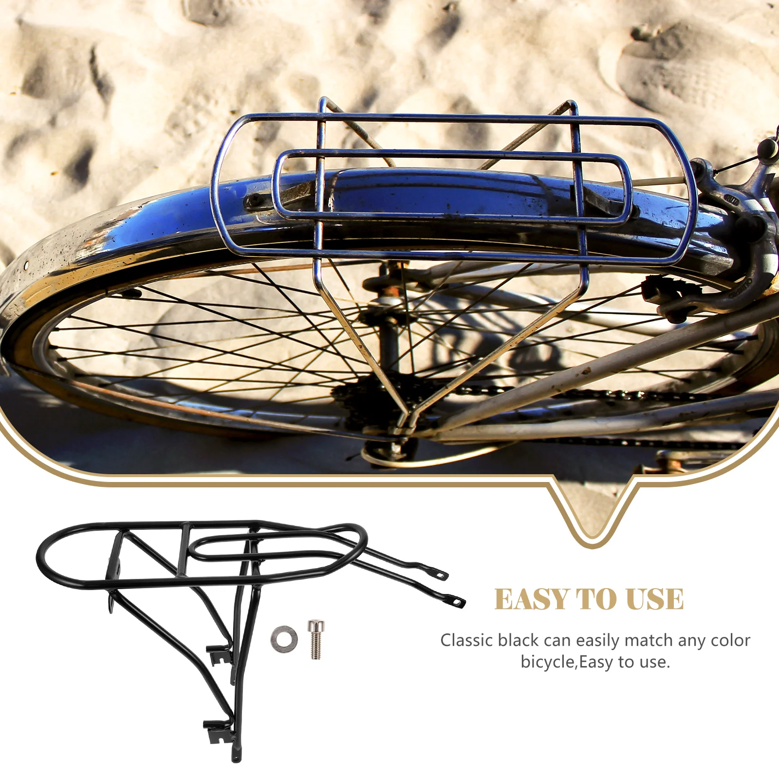 Thickened Metal Backseat Durable Bike Rack Decorative Bicycle Rear Seat Frame For Adult Kids Fold Mountain Bikes Hollow Design
Thickened Metal Backseat Durable Bike Rack Decorative Bicycle Rear Seat Frame For Adult Kids Fold Mountain Bikes Hollow Design