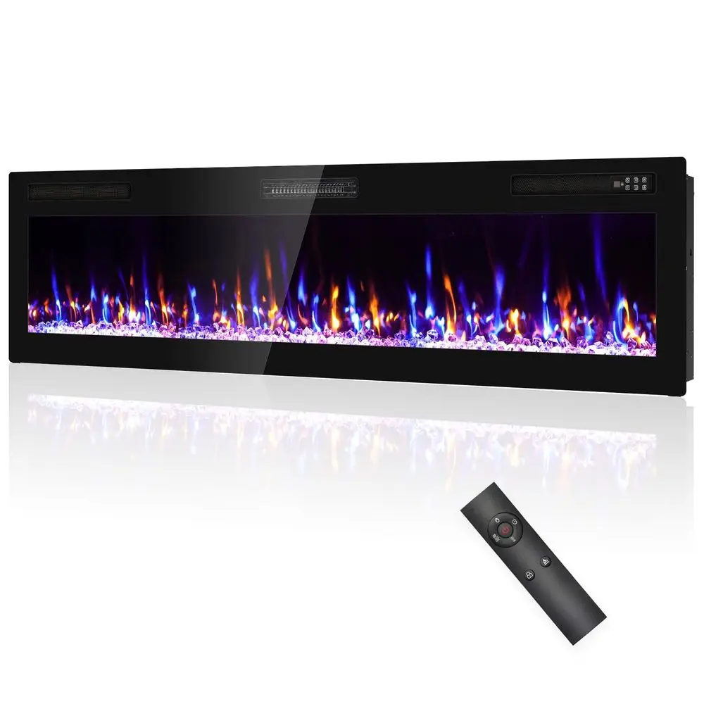 Fireplace 72 Recessed and Wall Mounted Fire Places with Remote Control, Screen Control,Adjustable Flame Colors and Speed
Fireplace 72 Recessed and Wall Mounted Fire Places with Remote Control, Screen Control,Adjustable Flame Colors and Speed