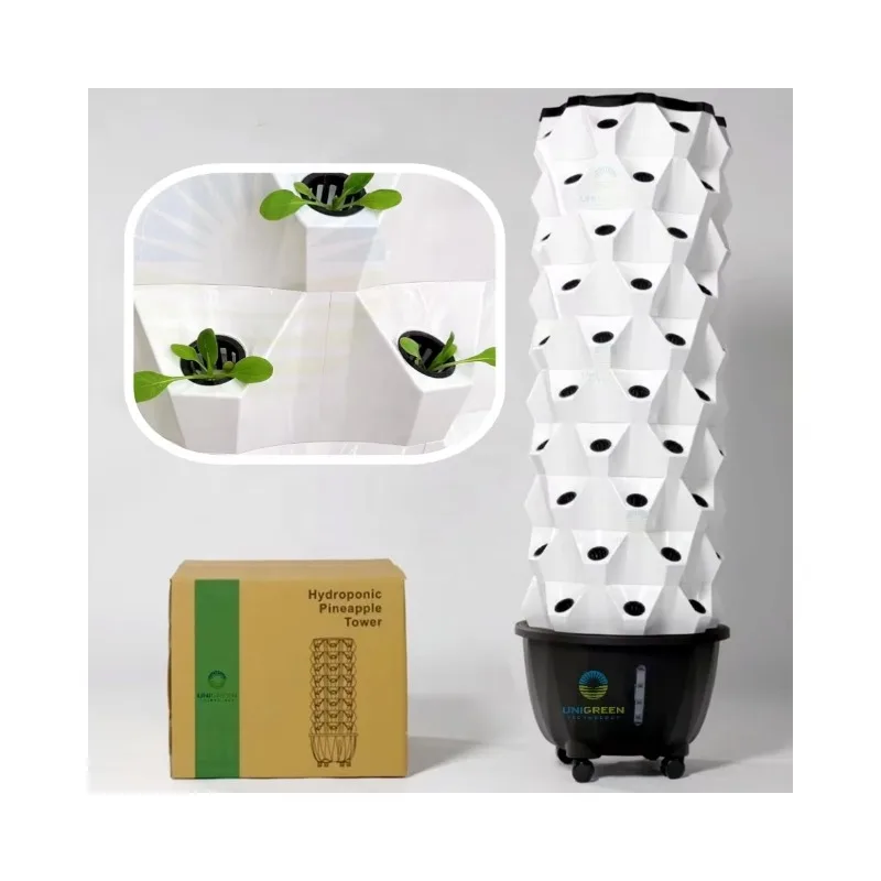Вертикальная гидропонная башня нового типа Вертикальная аэропонная ананасовая башня Маленькая система выращивания листовых овощей для тепличного сада
Вертикальная гидропонная башня нового типа Вертикальная аэропонная ананасовая башня Маленькая система выращивания листовых овощей для тепличного сада