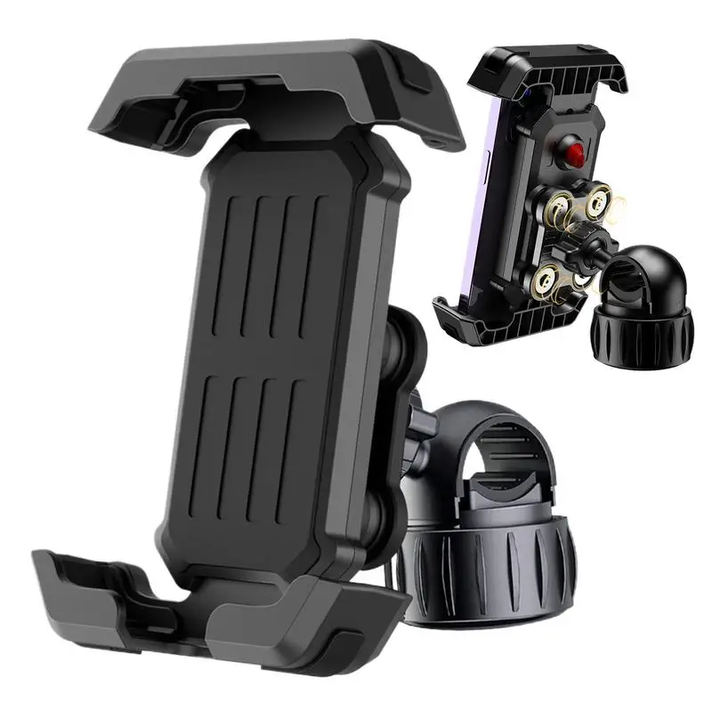 Motorcycle Cell Phone Holder Bike Phone Holder Handlebar Clamp Scooter Navigation Clamp For SUVs RVs Motorbike Outdoor Riding
Motorcycle Cell Phone Holder Bike Phone Holder Handlebar Clamp Scooter Navigation Clamp For SUVs RVs Motorbike Outdoor Riding