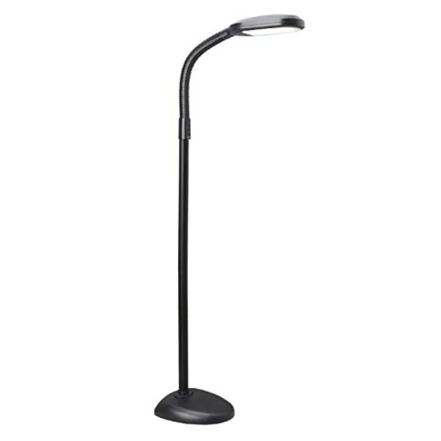 SmartLight Full Spectrum LED Modern Floor Lamp with Adjustable Brightness, Flexible Gooseneck and Easy Controls - Reduces Eye S
SmartLight Full Spectrum LED Modern Floor Lamp with Adjustable Brightness, Flexible Gooseneck and Easy Controls - Reduces Eye S