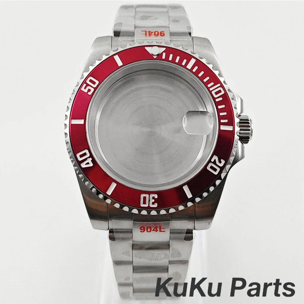 NH35 Mod Red Bezel 40MM Oyster Bracelet Waterproof Watch Case Sapphire Glass for NH34 NH35 NH36 NH38 NH70 Movement 28.5mm Dial
NH35 Mod Red Bezel 40MM Oyster Bracelet Waterproof Watch Case Sapphire Glass for NH34 NH35 NH36 NH38 NH70 Movement 28.5mm Dial
