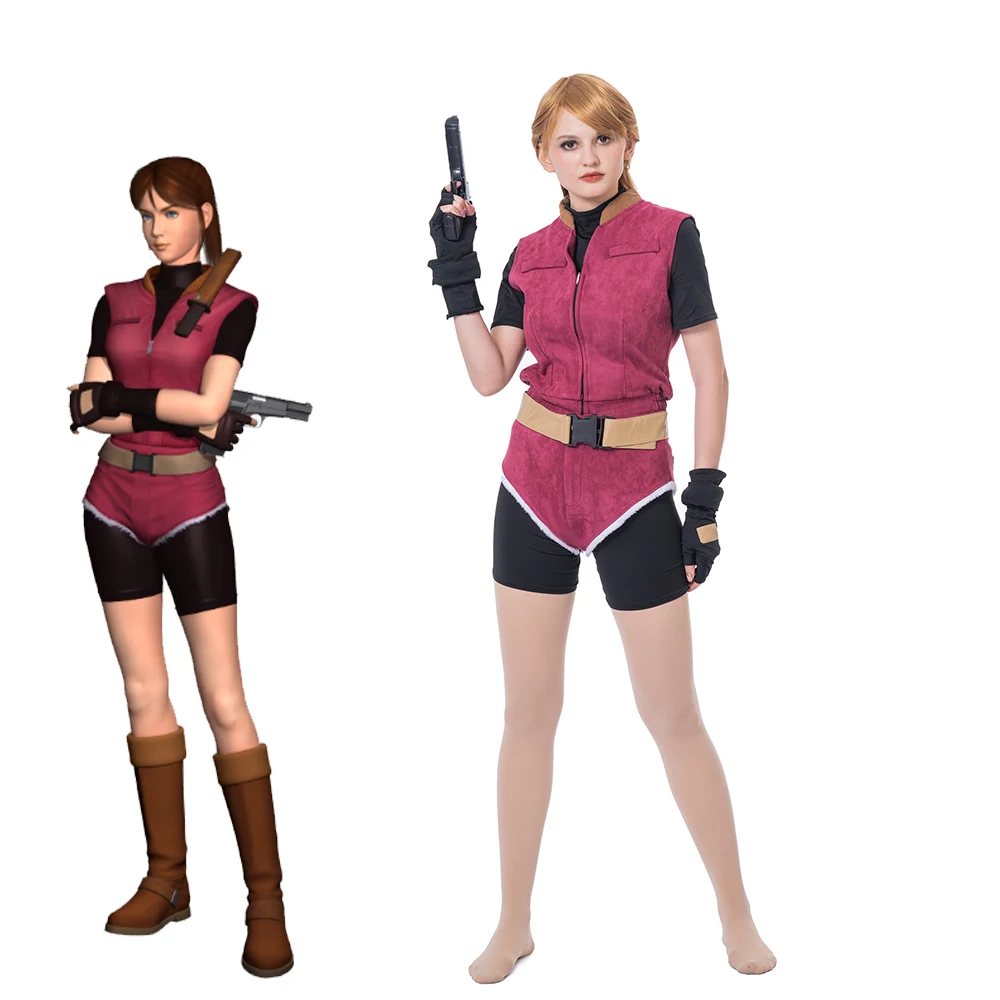 Костюм для косплея Game Claire Redfield, женский жилет, внутренняя одежда, брюки, костюм с поясом, нарядный наряд на Хэллоуин, карнавал и вечеринку
Костюм для косплея Game Claire Redfield, женский жилет, внутренняя одежда, брюки, костюм с поясом, нарядный наряд на Хэллоуин, карнавал и вечеринку