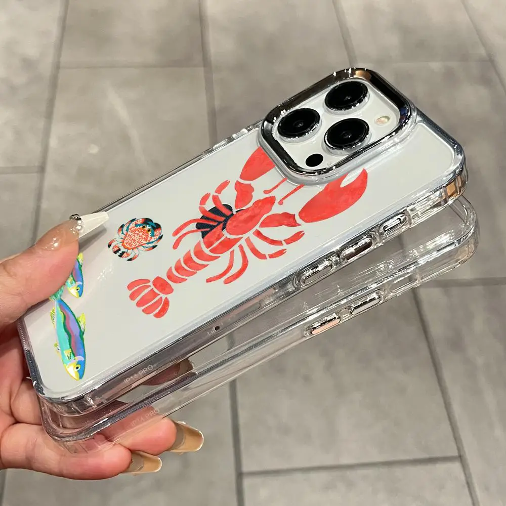 Sardines Color Fish Funny shrimp Phone Case For iPhone 17 Air 16 15 14 Plus 13 12 11 Pro Max 16e Shockproof HD Clear Back Cover
Sardines Color Fish Funny shrimp Phone Case For iPhone 17 Air 16 15 14 Plus 13 12 11 Pro Max 16e Shockproof HD Clear Back Cover