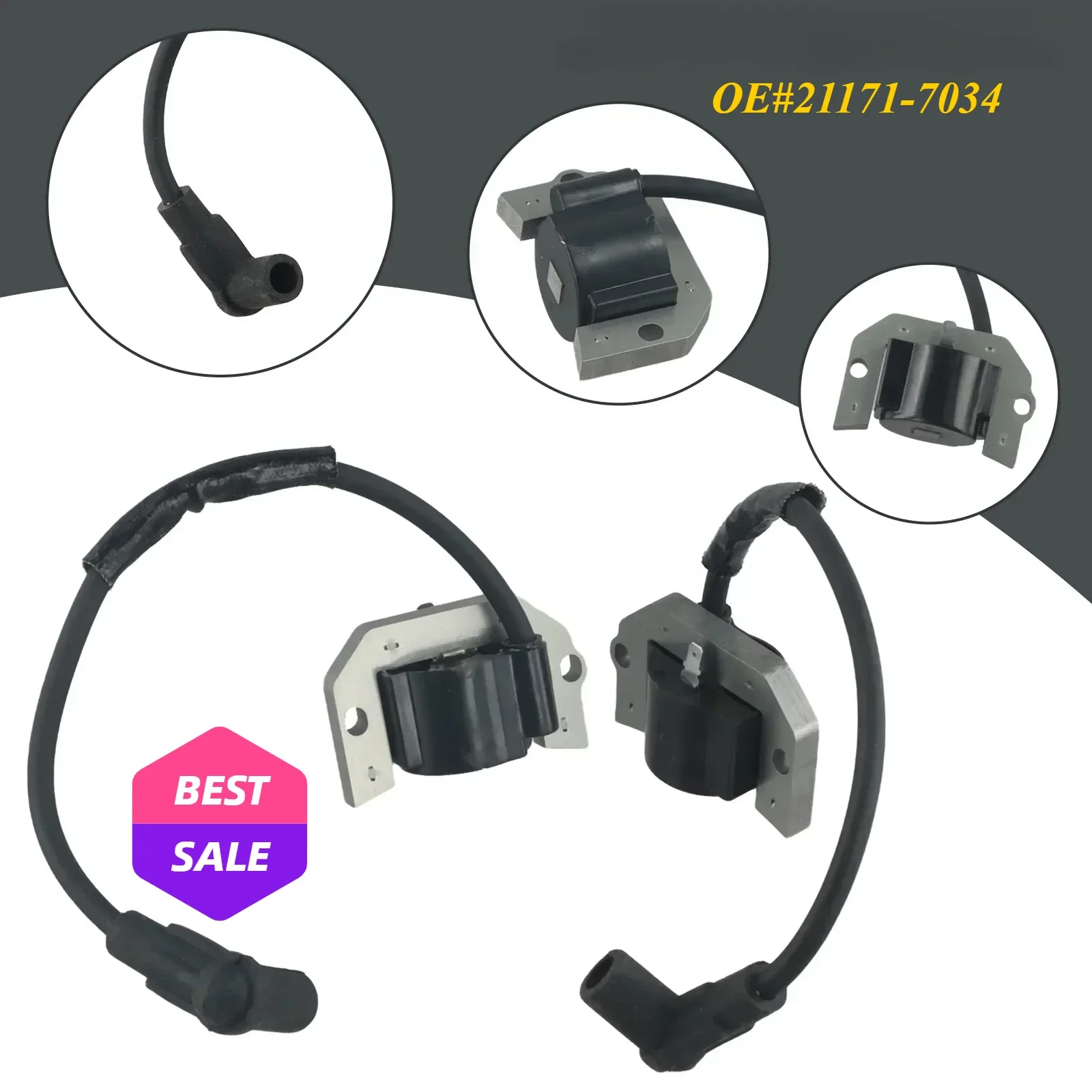 2Pcs Ignition Coil 21171-7034 211717007 21171-7013 For FH381V FH430V FH451V FH500V FH580V Garden Power Tools Accessories
2Pcs Ignition Coil 21171-7034 211717007 21171-7013 For FH381V FH430V FH451V FH500V FH580V Garden Power Tools Accessories