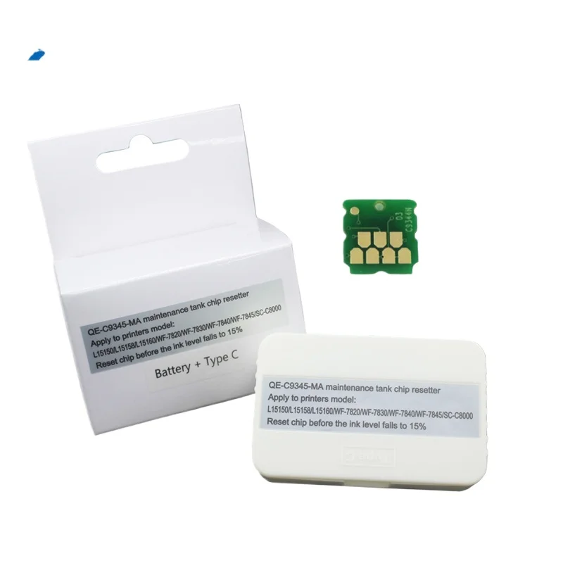 High Quality C9345 Maintenance box Chip Resetter for Epson L11160 15150 15160 6550 6570 8168 8188 8160 8180 Pro L15180 L6580
High Quality C9345 Maintenance box Chip Resetter for Epson L11160 15150 15160 6550 6570 8168 8188 8160 8180 Pro L15180 L6580