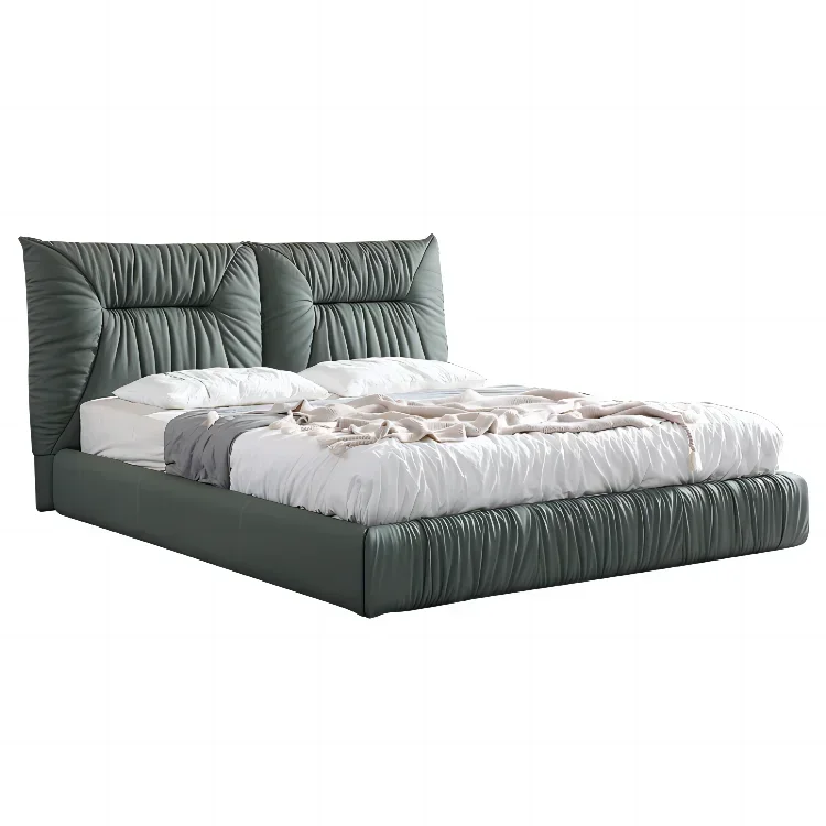 Wholesale Newest Luxury Bedroom Hotel Furniture Customized Size Genuine Leather Bed Set turkey bed furniture
Wholesale Newest Luxury Bedroom Hotel Furniture Customized Size Genuine Leather Bed Set turkey bed furniture