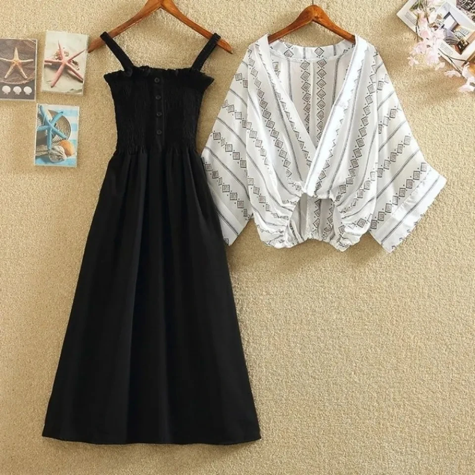 Летний женский модный комплект больших размеров из полиэстера, 25-35 лет, 96% плюс размер, платье-кардиган, накидка, комплект из двух предметов
Летний женский модный комплект больших размеров из полиэстера, 25-35 лет, 96% плюс размер, платье-кардиган, накидка, комплект из двух предметов