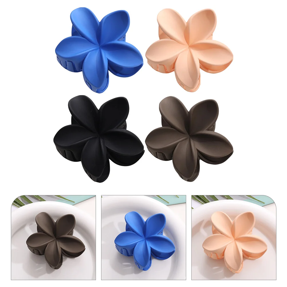 4 Pcs Hair Clips Frangipani for Claw Thick The Flowers Back Plastic Women Women's
4 Pcs Hair Clips Frangipani for Claw Thick The Flowers Back Plastic Women Women's