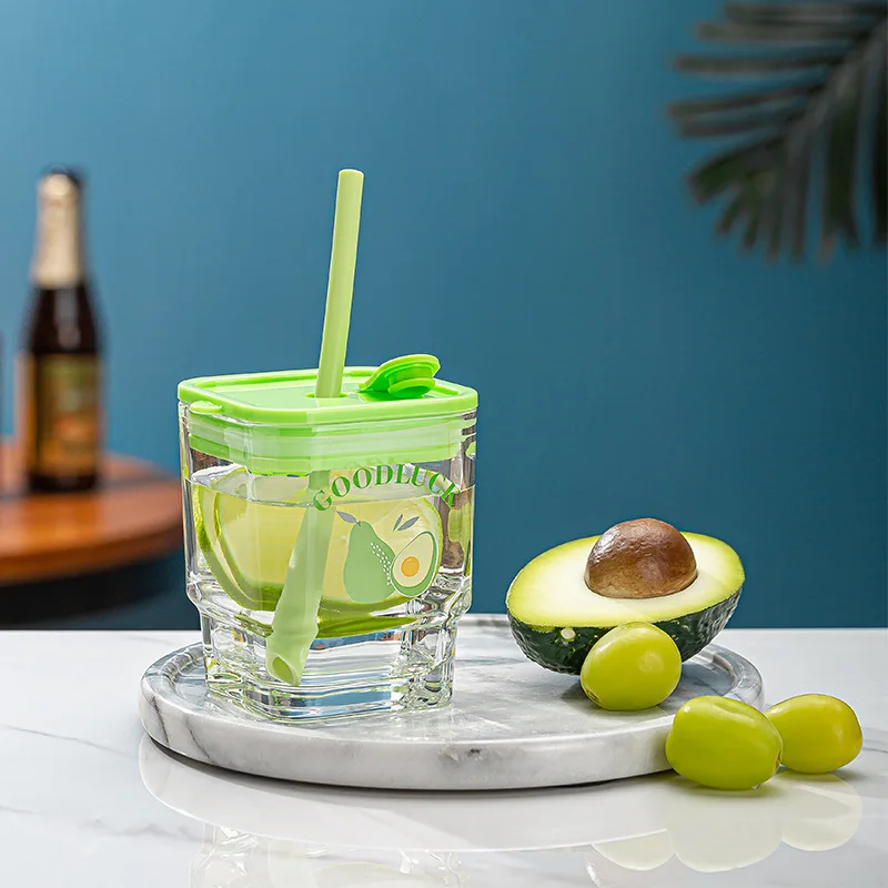 450ml New Glass Square Cup Large Capacity Household Internet Celebrity with Lid Cup with Straw Mug Water Cup
450ml New Glass Square Cup Large Capacity Household Internet Celebrity with Lid Cup with Straw Mug Water Cup