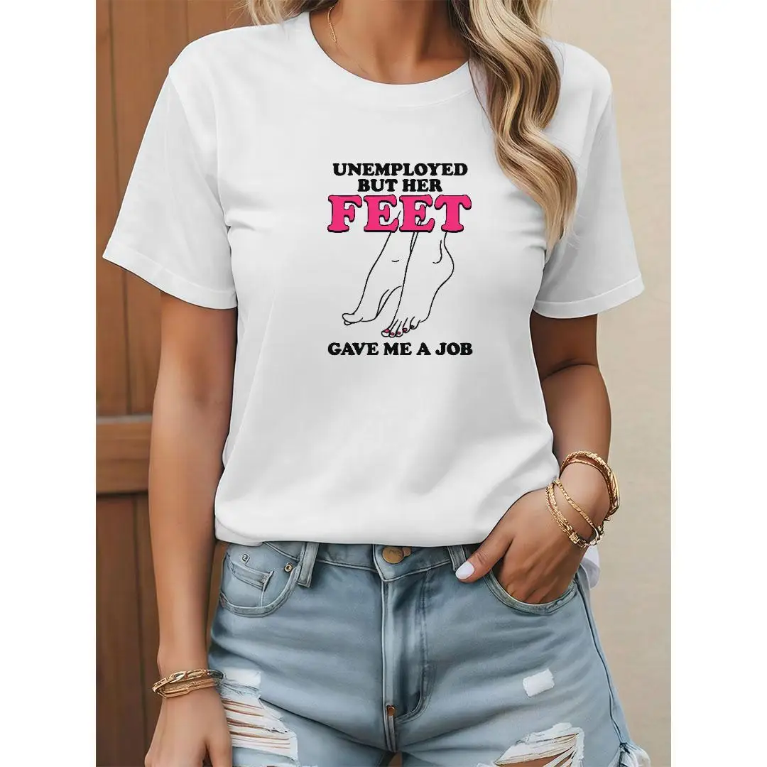 Creative Feet Graphic T-Shirt | Unisex Loose Fit Short Sleeve Tops | Novelty Career Theme Tee Shirt | Comfort Casual Wear 
Creative Feet Graphic T-Shirt | Unisex Loose Fit Short Sleeve Tops | Novelty Career Theme Tee Shirt | Comfort Casual Wear