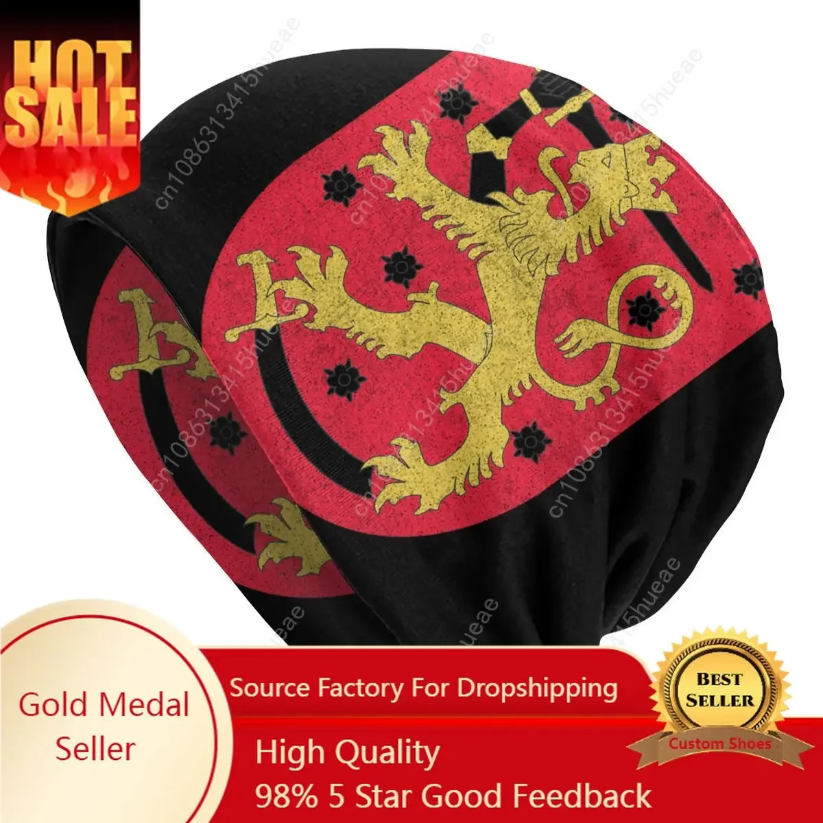 Finland Lion Coat Of Arms Beanie Bonnet Knitted Hats Men Women Unisex Finlander Flag Proud Winter Warm Skullies Beanies Cap
Finland Lion Coat Of Arms Beanie Bonnet Knitted Hats Men Women Unisex Finlander Flag Proud Winter Warm Skullies Beanies Cap
