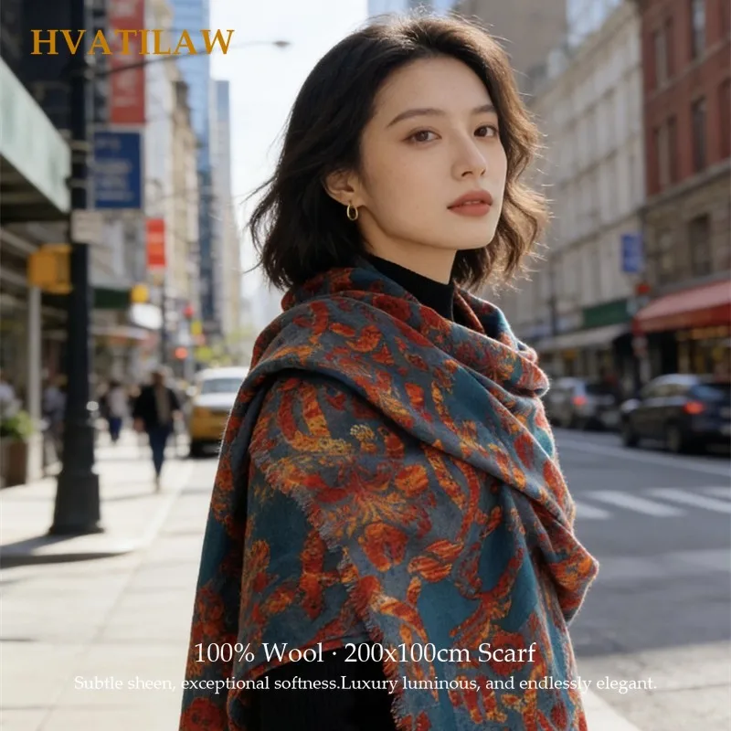New Autumn Winter Women Warm 100% Wool Scarf Tassel Fringe for Lady Party Wrap Elegant Shoulder Accessories Oversized Long Wraps
New Autumn Winter Women Warm 100% Wool Scarf Tassel Fringe for Lady Party Wrap Elegant Shoulder Accessories Oversized Long Wraps