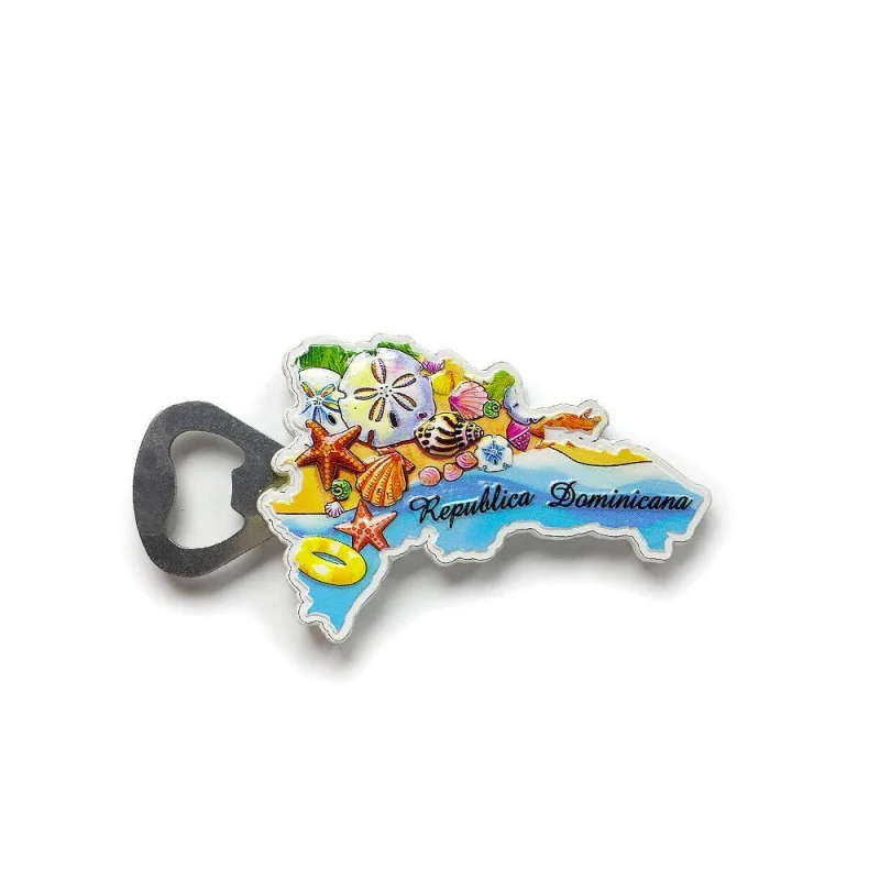 Dominican Refrigerator Magnets Shell Starfish Beach Cute Bottle Opener Design Personalized Magnetic Stickers Travel Souvenirs
Dominican Refrigerator Magnets Shell Starfish Beach Cute Bottle Opener Design Personalized Magnetic Stickers Travel Souvenirs