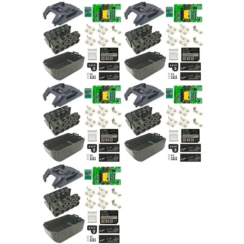 A20F-5X BL1830 Lithium Battery Case BMS PCBA Balance Charging Protection Board Shell For 18V BL1860B 6.0Ah
A20F-5X BL1830 Lithium Battery Case BMS PCBA Balance Charging Protection Board Shell For 18V BL1860B 6.0Ah