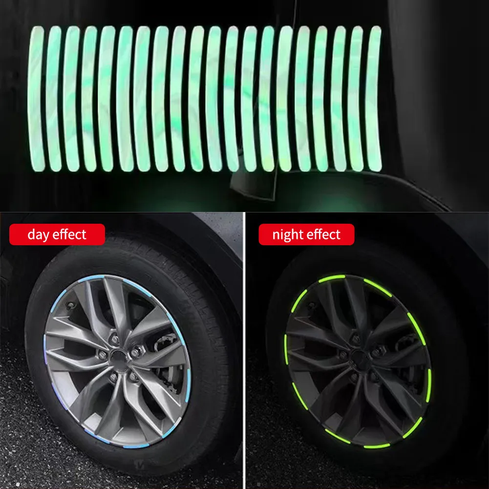 20pcs Reflective Colorful Car Wheel Hub Rim Stripe Tape Decal Sticker Decoration *Function: Reflective, Decorative, Improve The
20pcs Reflective Colorful Car Wheel Hub Rim Stripe Tape Decal Sticker Decoration *Function: Reflective, Decorative, Improve The