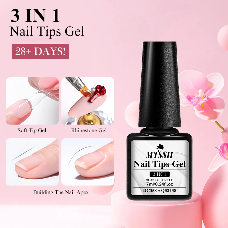 Mtssii 7ml Soft Gel Nail Tips Adhesive Glue 3 IN 1 Clear Nail Extension Function Adhesive Nail Gel Long Lasting Manicure
Mtssii 7ml Soft Gel Nail Tips Adhesive Glue 3 IN 1 Clear Nail Extension Function Adhesive Nail Gel Long Lasting Manicure