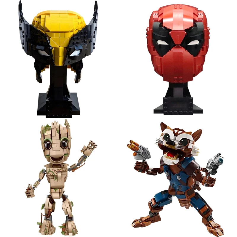 Строительные блоки Marvel Legends X-Men Origins Росомаха и Дедпул, строительные блоки, ракетный енот, Грут, игрушки, подарки для детей
Строительные блоки Marvel Legends X-Men Origins Росомаха и Дедпул, строительные блоки, ракетный енот, Грут, игрушки, подарки для детей