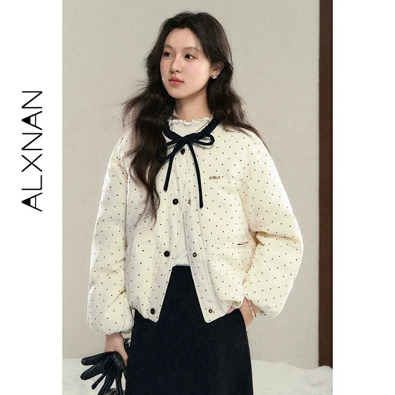 ALXNAN Women's Down Jacket Winter Short Puffer Coat 90% Duck Down Polka Dot Warm Lightweight Padded Outerwear 2026 New L60190
ALXNAN Women's Down Jacket Winter Short Puffer Coat 90% Duck Down Polka Dot Warm Lightweight Padded Outerwear 2026 New L60190