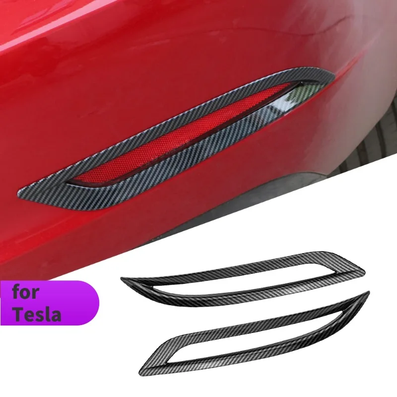 For Tesla Model 3 2017-2023 Car Accessories ABS Chrome Rear Reflector Fog Light Lamp Cover Trim Bezel Frame Styling
For Tesla Model 3 2017-2023 Car Accessories ABS Chrome Rear Reflector Fog Light Lamp Cover Trim Bezel Frame Styling