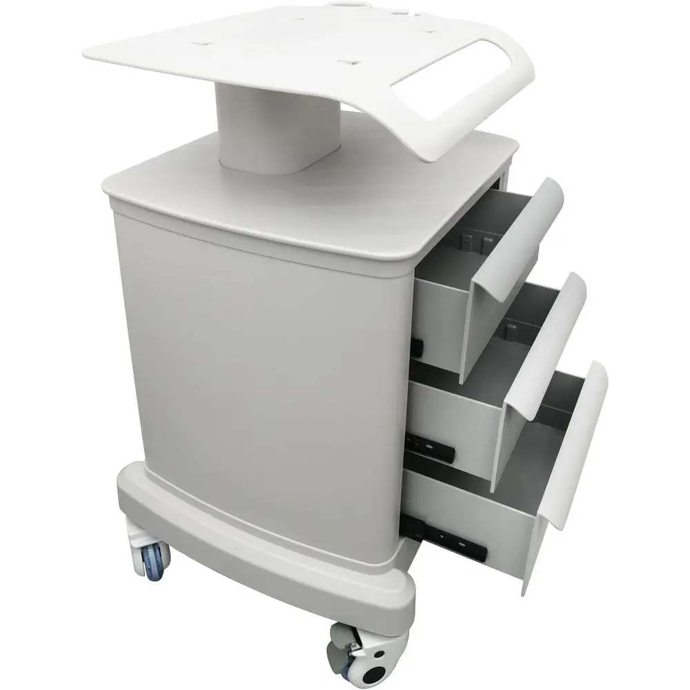 Портативная 3-ярусная тележка на колесах из АБС-пластика для салонов красоты и ультразвуковых клиник
Портативная 3-ярусная тележка на колесах из АБС-пластика для салонов красоты и ультразвуковых клиник