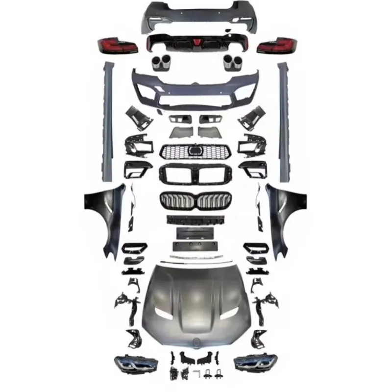 Комплект для BMW 5 серии F10 2010-2017, обновление до M5CS G30 F90, стиль переднего и заднего бампера в сборе, боковая юбка, автоподтяжка 
Комплект для BMW 5 серии F10 2010-2017, обновление до M5CS G30 F90, стиль переднего и заднего бампера в сборе, боковая юбка, автоподтяжка