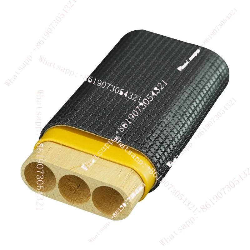 Дорожный кожаный футляр-хьюмидор для сигарет, деревянный, на 3 пачки
Дорожный кожаный футляр-хьюмидор для сигарет, деревянный, на 3 пачки