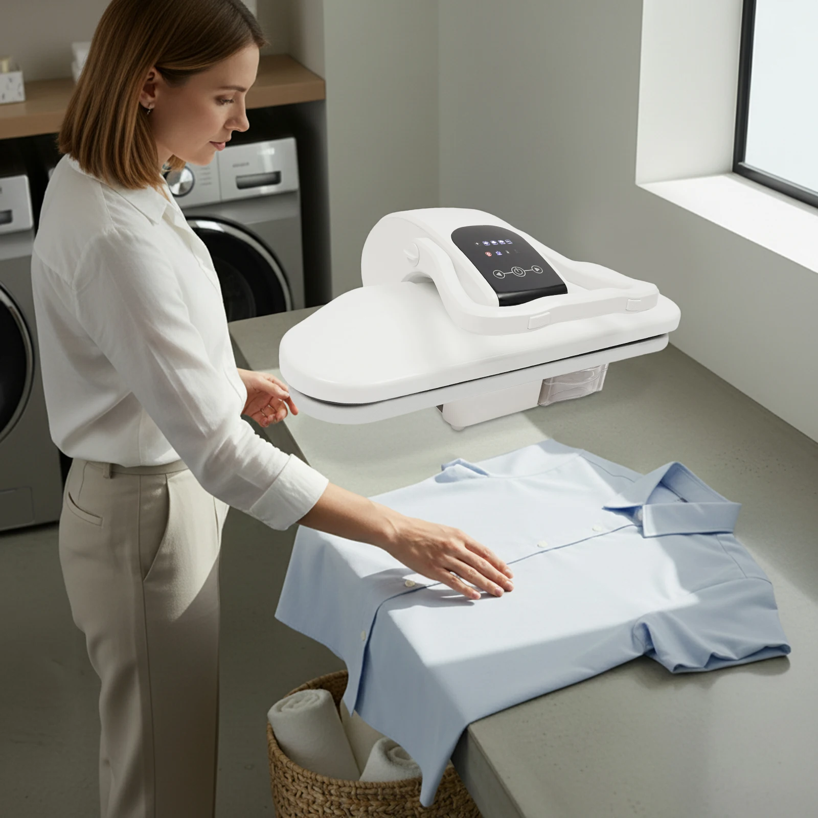 Steam Iron Steam Press For Clothes Heavy-Duty Fabric Press Machine Heat Press For Ironing Clothes 1600W 36/26 inches
Steam Iron Steam Press For Clothes Heavy-Duty Fabric Press Machine Heat Press For Ironing Clothes 1600W 36/26 inches