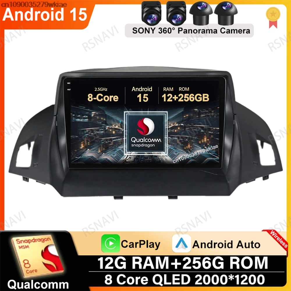 Android 15 For Ford C-MAX Kuga 2 Escape 3 2012 - 2019 Viedo Player QLED Head Unit Wireless Carplay Auto 4G LTE GPS DSP 5G WIFI
Android 15 For Ford C-MAX Kuga 2 Escape 3 2012 - 2019 Viedo Player QLED Head Unit Wireless Carplay Auto 4G LTE GPS DSP 5G WIFI