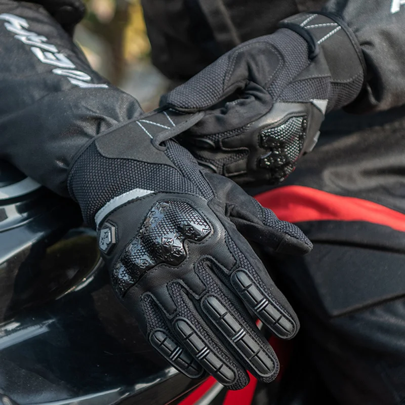 VROTE Summer Motorcycle Gloves Full Finger Guante ABS Touchscreen Gant Moto Climbing Cycling Riding Men Racing Breathable Luvas
VROTE Summer Motorcycle Gloves Full Finger Guante ABS Touchscreen Gant Moto Climbing Cycling Riding Men Racing Breathable Luvas
