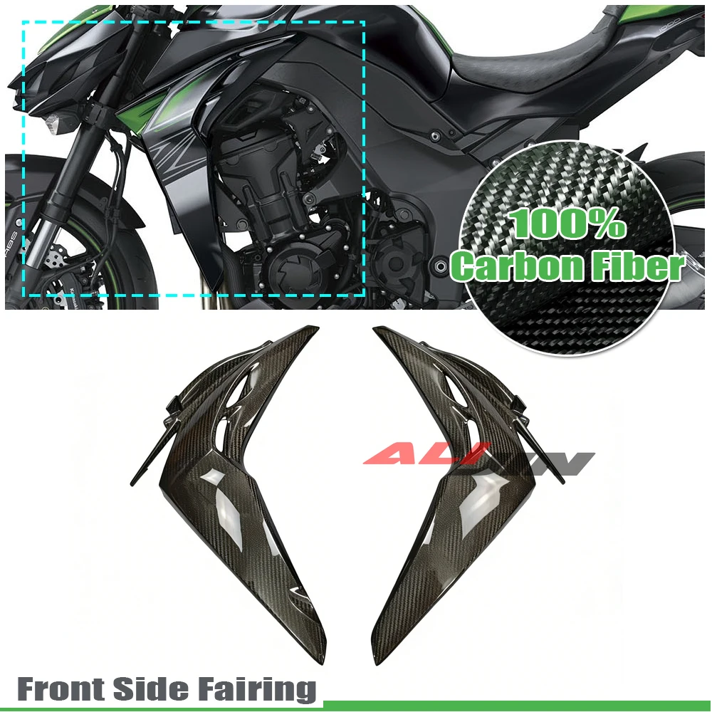 For KAWASAKI Z1000 2014-2025 Motorcycle Real Dry Carbon Fiber Fairing Panel Cowling Side Front Fairings Panels Protector Covers
For KAWASAKI Z1000 2014-2025 Motorcycle Real Dry Carbon Fiber Fairing Panel Cowling Side Front Fairings Panels Protector Covers