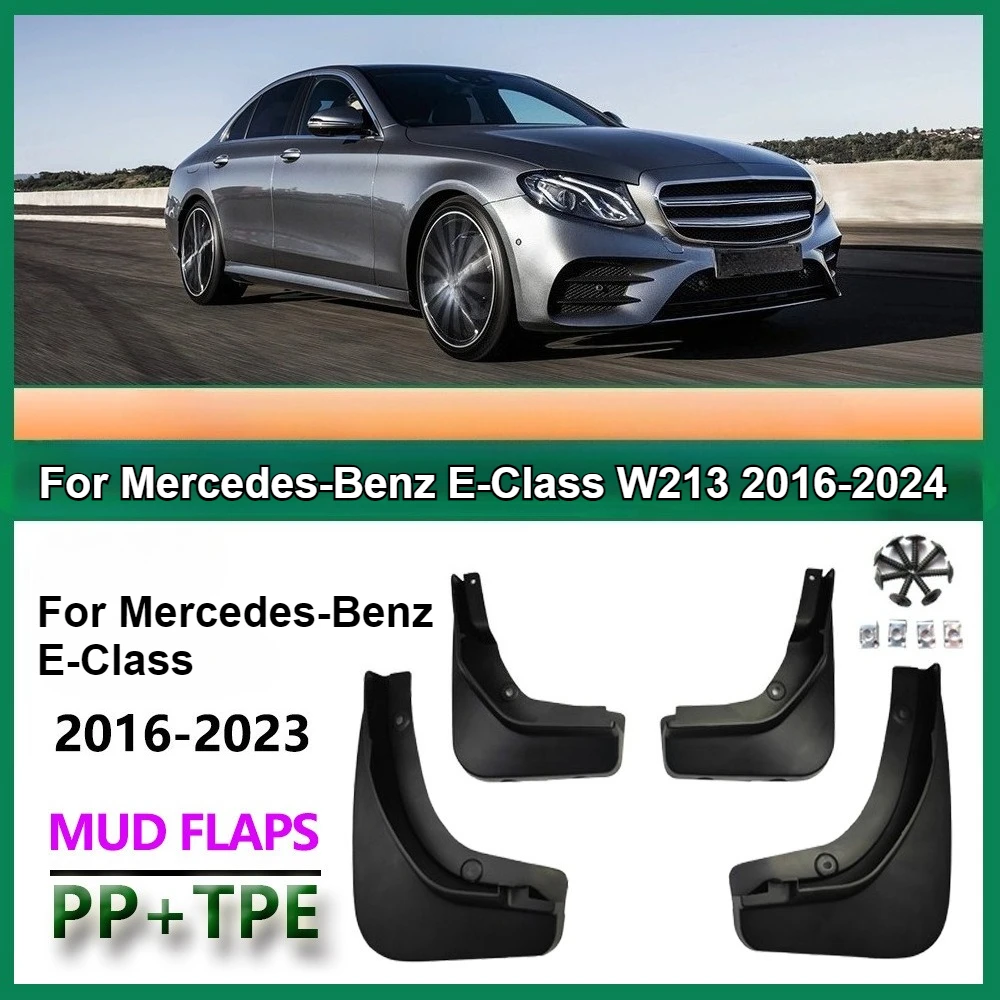 Mudguards For Mercedes-Benz E-Class W213 2016-2024 4Pcs Car Front & Rear Wheel Mud Flaps Mudflaps Splash Guards Cover Fender
Mudguards For Mercedes-Benz E-Class W213 2016-2024 4Pcs Car Front & Rear Wheel Mud Flaps Mudflaps Splash Guards Cover Fender