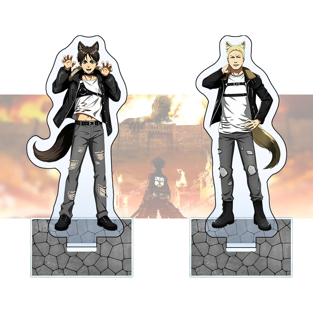Attack on Titan Eren Yeager Wolf Theme Ver 15cm Acrylic Stand Keychain Anime Otaku Collectible Desktop Decor Gift
Attack on Titan Eren Yeager Wolf Theme Ver 15cm Acrylic Stand Keychain Anime Otaku Collectible Desktop Decor Gift