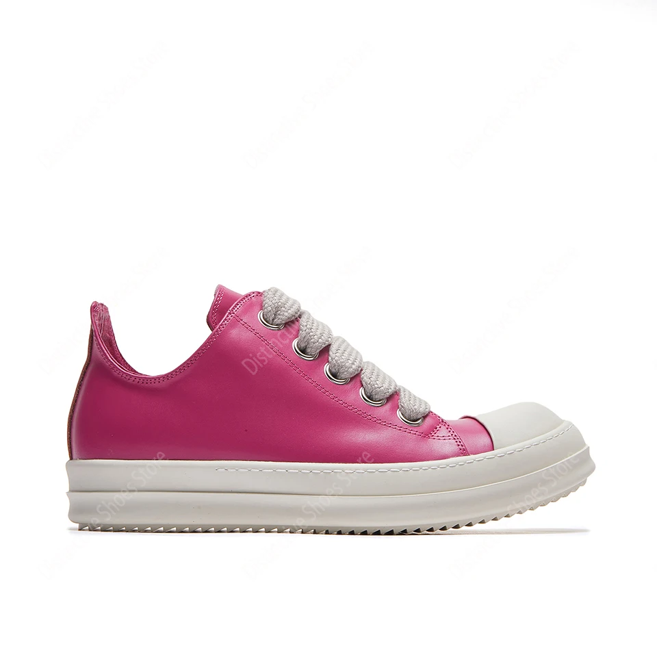 Latest Designer Jumbo Lace Up Shoes Pink Leather Low Top Men Shoes Women Thick Sole Ro Luxury Casual Shoes Fashionable Sneakers
Latest Designer Jumbo Lace Up Shoes Pink Leather Low Top Men Shoes Women Thick Sole Ro Luxury Casual Shoes Fashionable Sneakers
