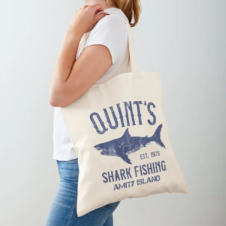 Quint's Shark Fishing - Amity Island 1975 Tote Bag canvas tote bag custom canvas bag Women's shopping
Quint's Shark Fishing - Amity Island 1975 Tote Bag canvas tote bag custom canvas bag Women's shopping