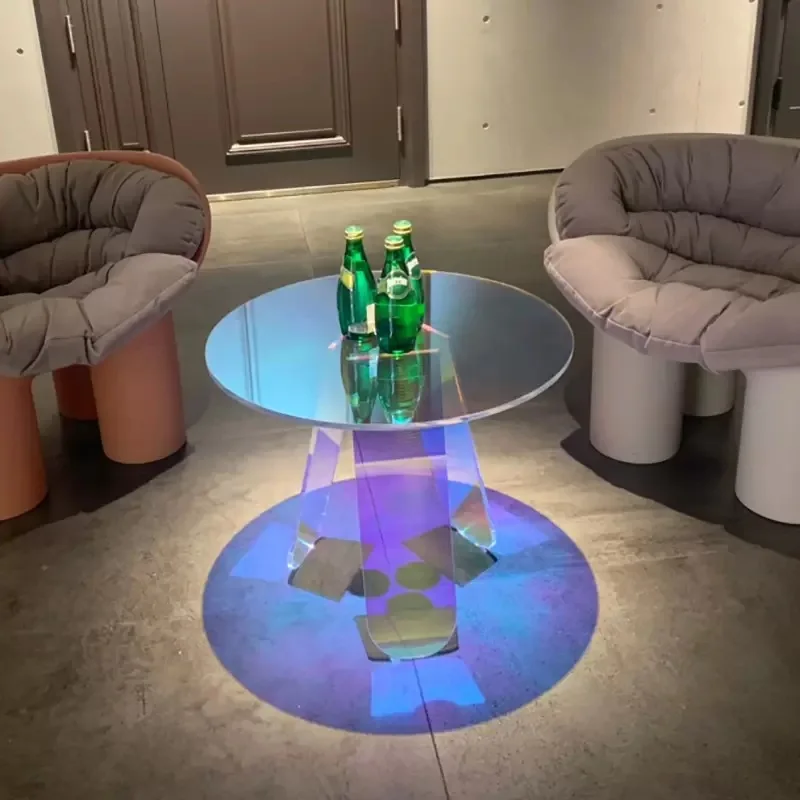 Nordic Modern Living Room Reception Network Red Light Luxury Round Home Simple Coffee Table
Nordic Modern Living Room Reception Network Red Light Luxury Round Home Simple Coffee Table