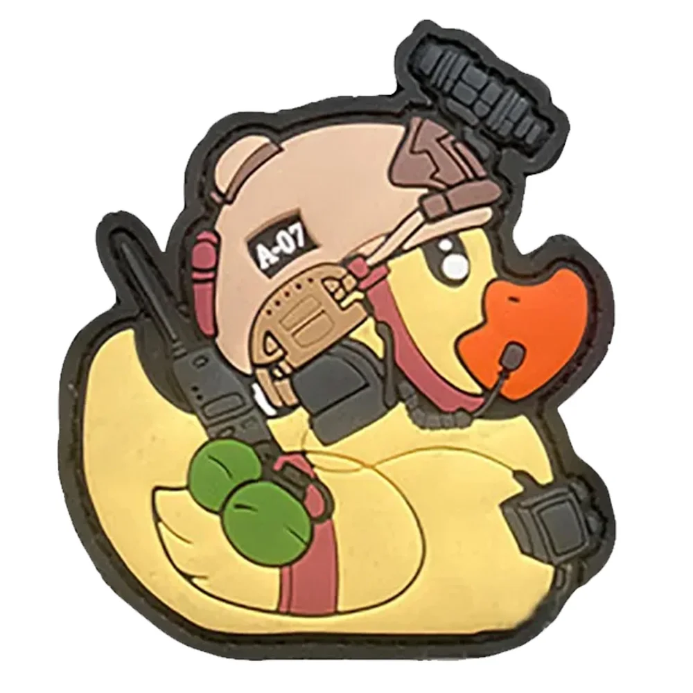 Outdoor Bag Accessorie Listening Machine Tactical Duck Embroidery Military Enthusiast Armbands DIY Helmet Vest Hook Loop Patches
Outdoor Bag Accessorie Listening Machine Tactical Duck Embroidery Military Enthusiast Armbands DIY Helmet Vest Hook Loop Patches