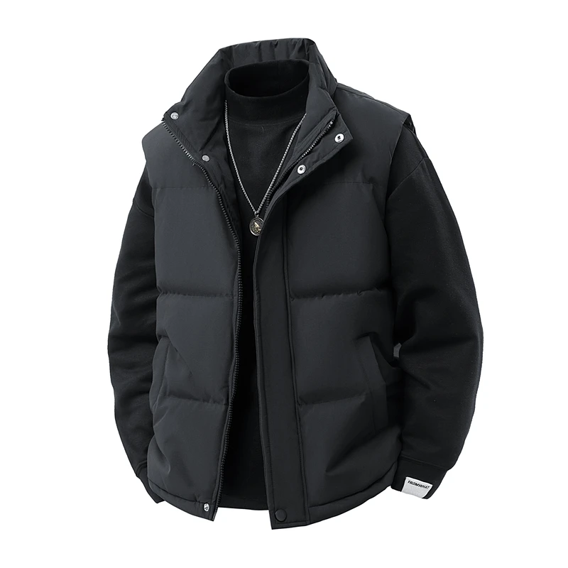 Men's Thiened Cotton Vest Winter Faion Casual Warm Svel Stand Collar Zipper Closure Color Youth ular Sle
Men's Thiened Cotton Vest Winter Faion Casual Warm Svel Stand Collar Zipper Closure Color Youth ular Sle