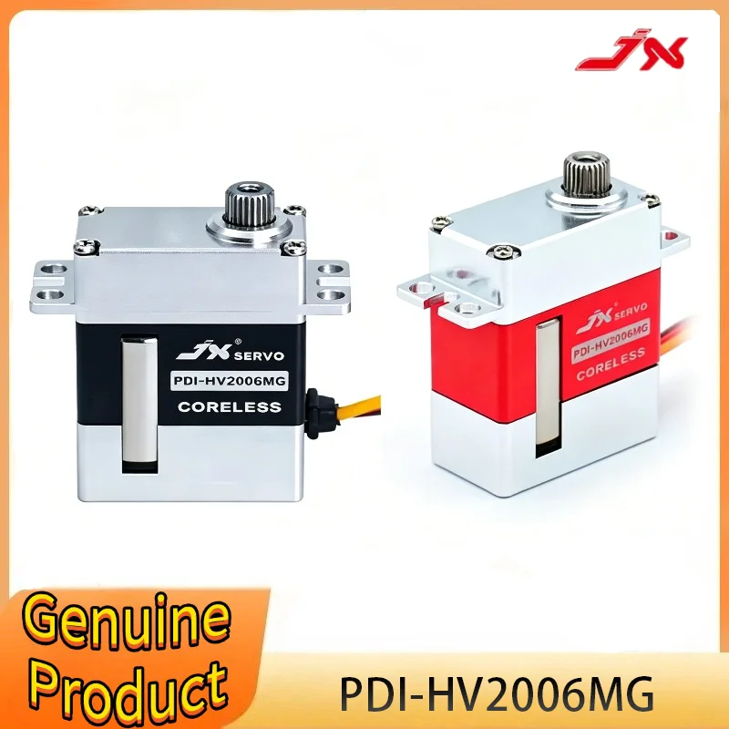 JX Servo PDI-HV2006MG 6.2kg Metal Gear Full CNC Coreless HV Digital Servo for RC Glider 500 Class Heli Tail and Swashplate
JX Servo PDI-HV2006MG 6.2kg Metal Gear Full CNC Coreless HV Digital Servo for RC Glider 500 Class Heli Tail and Swashplate