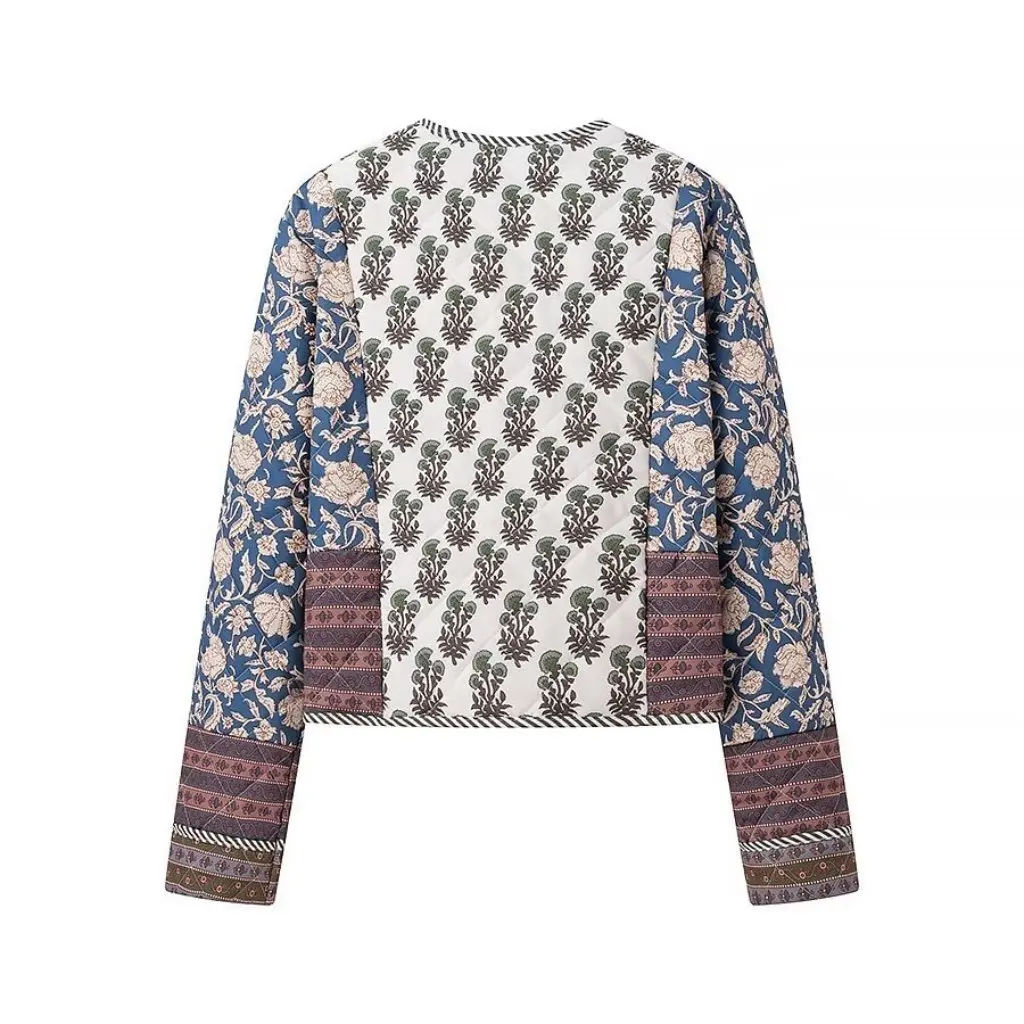 Women's Casual Quilted Jacket Double-Sided Wear Cotton-Padded Loose Fit European American Fashion Printed Outerwear
Women's Casual Quilted Jacket Double-Sided Wear Cotton-Padded Loose Fit European American Fashion Printed Outerwear
