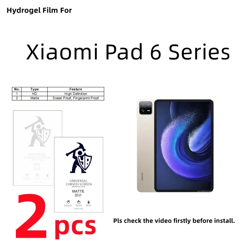 2pcs Matte Hydrogel Film For Xiaomi Pad 6pro HD Screen Protector For Xiaomi Pad 6 Pro 11.0 Clear/Frosted TPU Protective Film
2pcs Matte Hydrogel Film For Xiaomi Pad 6pro HD Screen Protector For Xiaomi Pad 6 Pro 11.0 Clear/Frosted TPU Protective Film