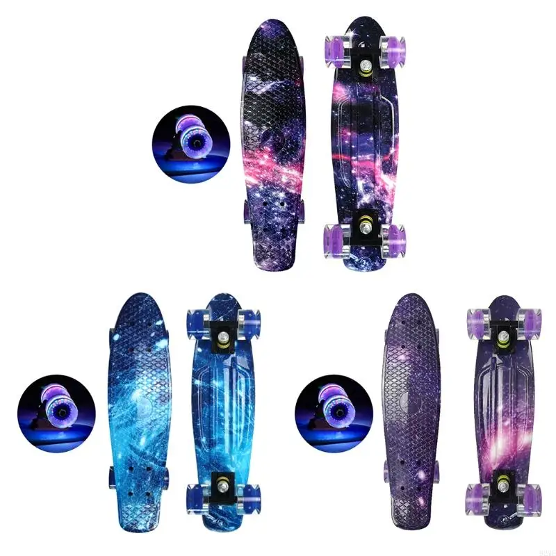 92me 22 -дюймовый полный мини -крейсер скейтборд мигающие колеса Fish Fish Skate Board
92me 22 -дюймовый полный мини -крейсер скейтборд мигающие колеса Fish Fish Skate Board