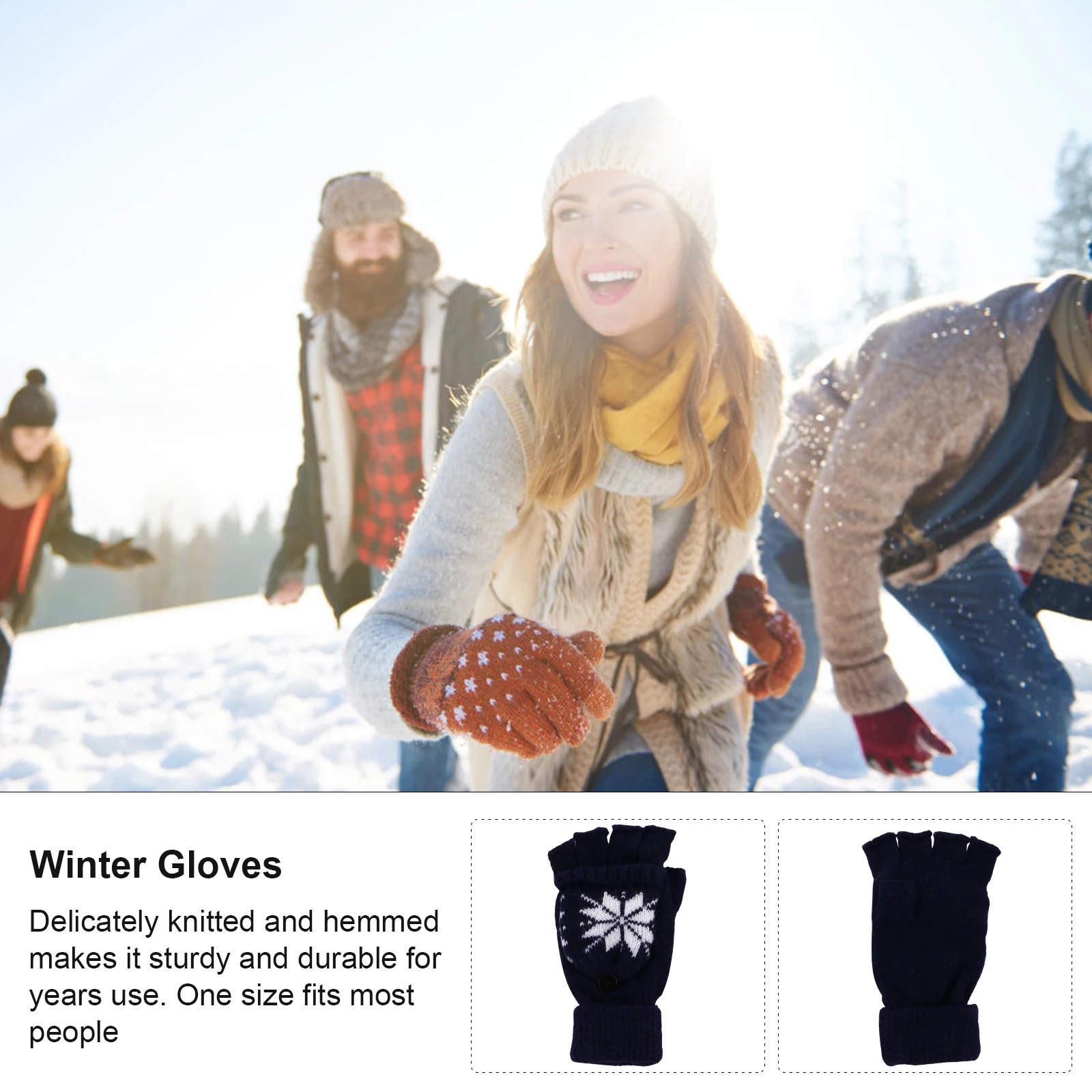 Heated Gloves Outdoor Warm Mitten for Women Winter Double Sided Riding Knitting Yarn Laptop Computer
Heated Gloves Outdoor Warm Mitten for Women Winter Double Sided Riding Knitting Yarn Laptop Computer
