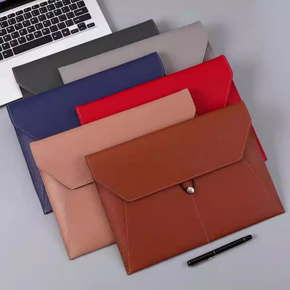 Large Capacity A4 Business Leather Document Bag Simple Waterproof Storage Data Bag Portable Thickened Data Archive Bag School
Large Capacity A4 Business Leather Document Bag Simple Waterproof Storage Data Bag Portable Thickened Data Archive Bag School