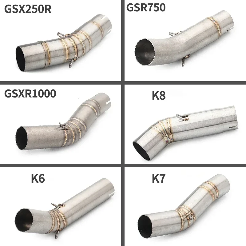 Motorcycle Exhaust Modify Middle Link Pipe Connecting For GSX-R750 GSXR750 GSX-R600 GSXR250 K6K8K9K11K15
Motorcycle Exhaust Modify Middle Link Pipe Connecting For GSX-R750 GSXR750 GSX-R600 GSXR250 K6K8K9K11K15