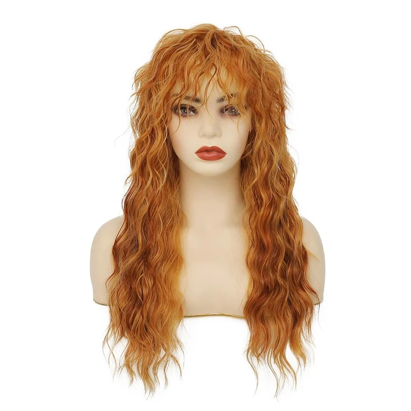 Amnenl Long Mullet Wigs for Women Curly Blonde Wavy Medium,
Amnenl Long Mullet Wigs for Women Curly Blonde Wavy Medium,