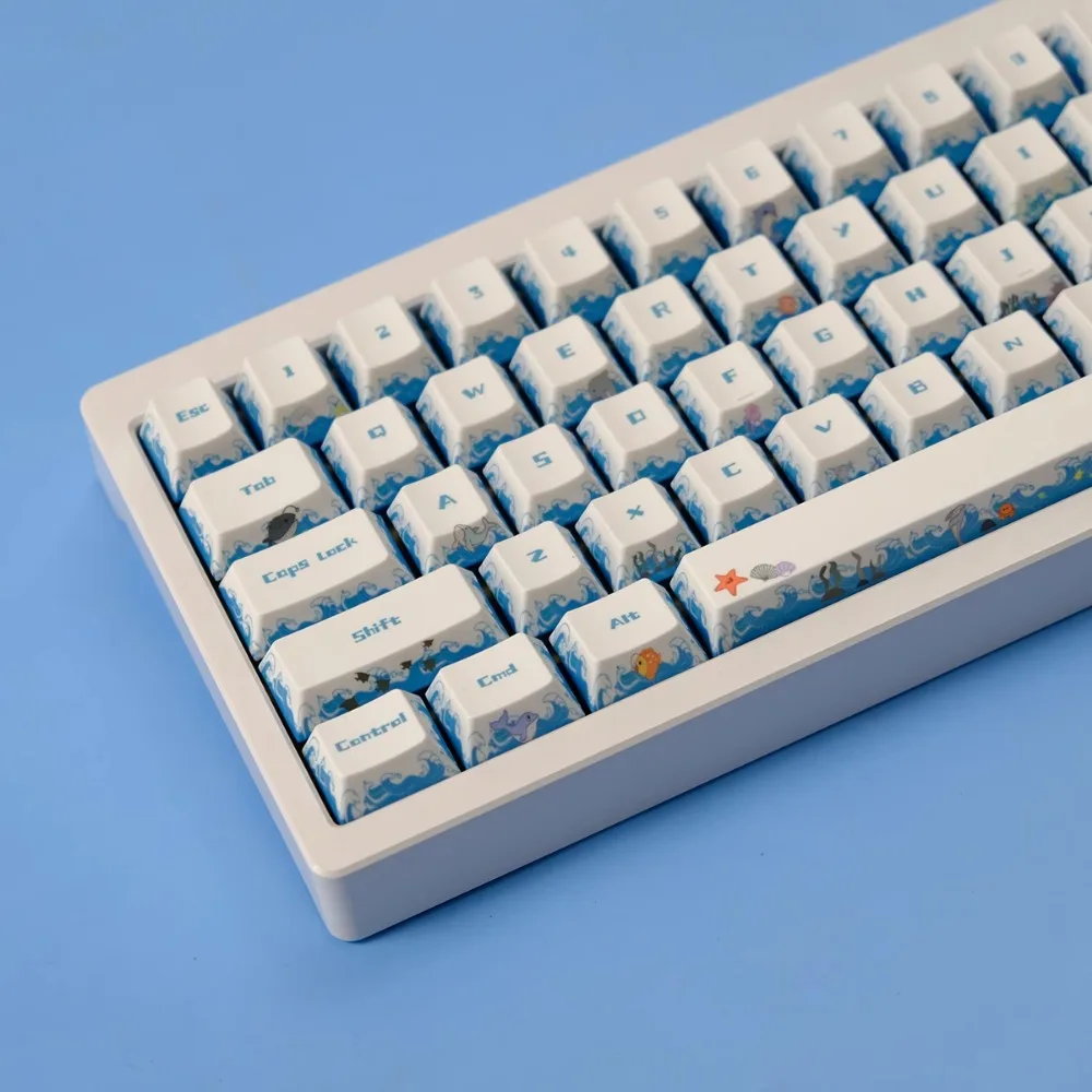 143 Keys Deep Sea Party Theme Keycaps Cherry Height PBT Thermal Sublimation For 61 68 75 87 104 108 Mechanical Keyboard
143 Keys Deep Sea Party Theme Keycaps Cherry Height PBT Thermal Sublimation For 61 68 75 87 104 108 Mechanical Keyboard