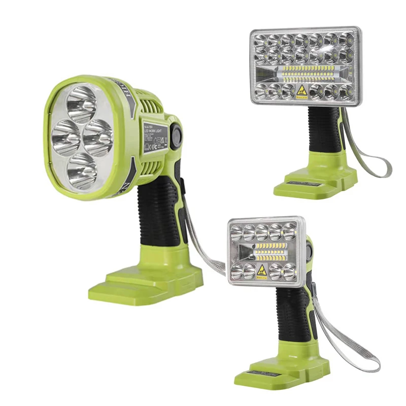 3/5/8/9 inch LED Work light Tool Light For RYOBI 18V Lithium Nickel One+ Battery Outdoor Flashlight Spotlight Emergency Lamp
3/5/8/9 inch LED Work light Tool Light For RYOBI 18V Lithium Nickel One+ Battery Outdoor Flashlight Spotlight Emergency Lamp